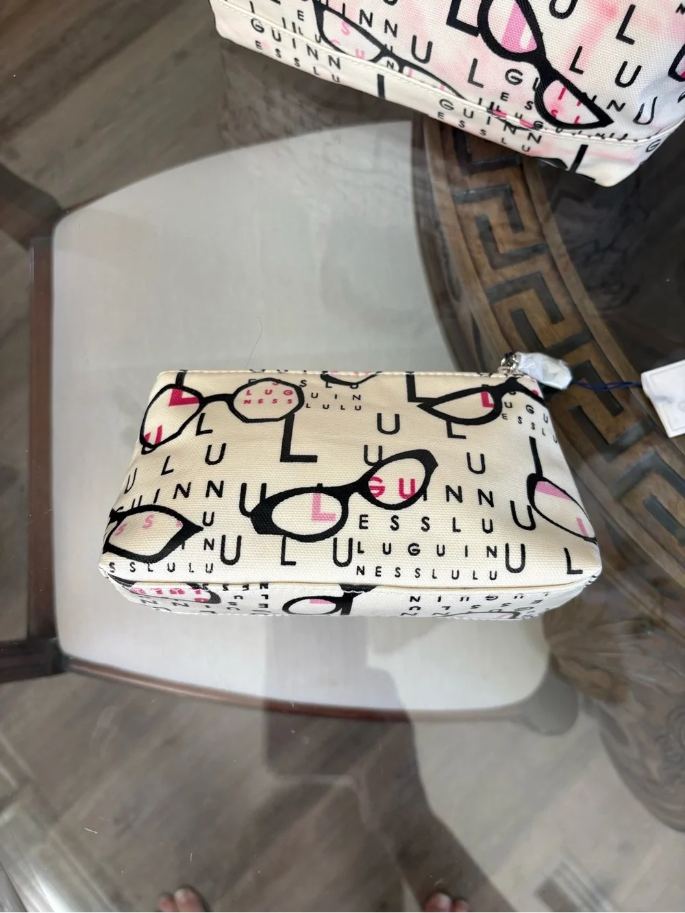 🩷🩷LULU GUINNESS PRINTED LAMINATED BAG & COSMETIC BAG!🩷🩷